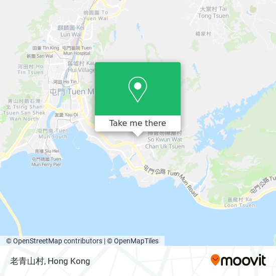 老青山村 map