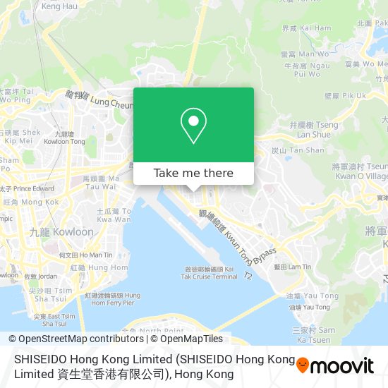 SHISEIDO Hong Kong Limited地圖
