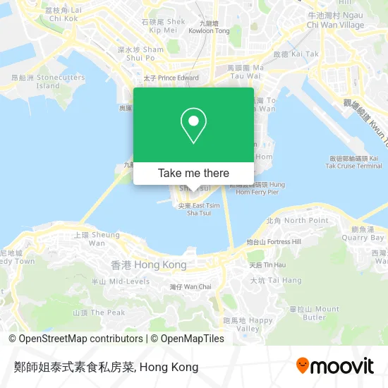 鄭​師姐泰式素食私房菜 map