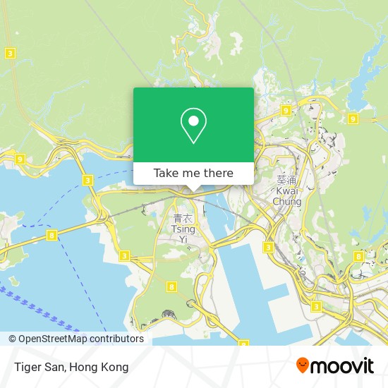 Tiger San map