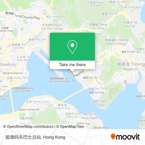 观塘码头巴士总站地圖