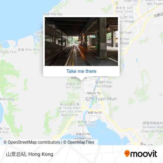 山景总站 map