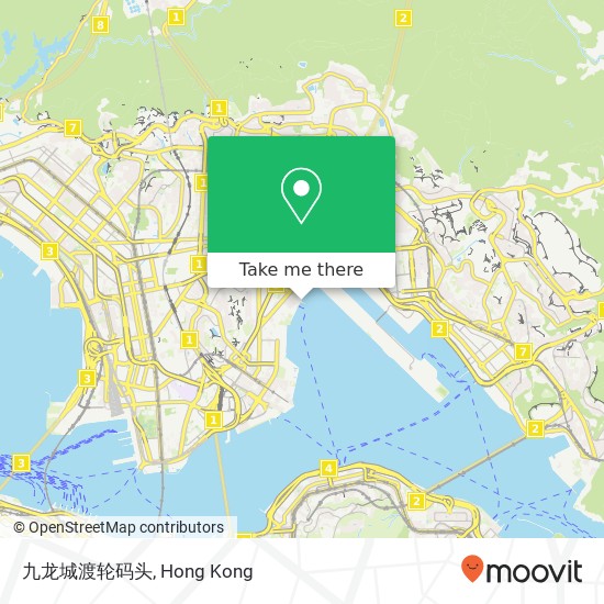 九龙城渡轮码头 map