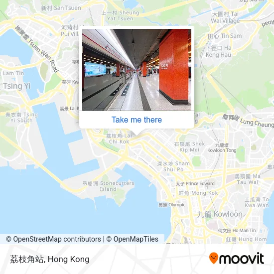 荔枝角站地圖
