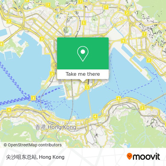 尖沙咀东总站 map