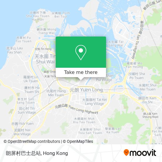 朗屏村巴士总站 map