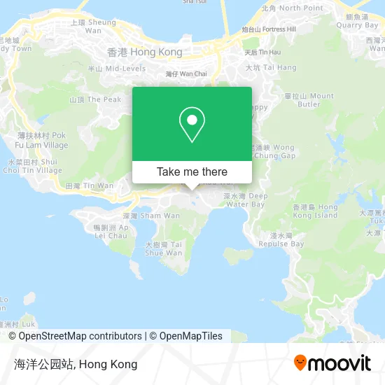 海洋公园站地圖