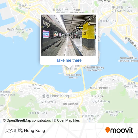 尖沙咀站 map