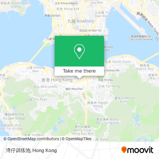 湾仔训练池 map