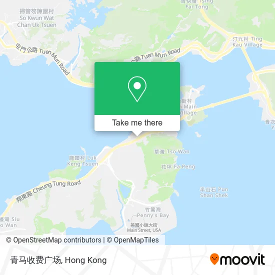 青马收费广场 map