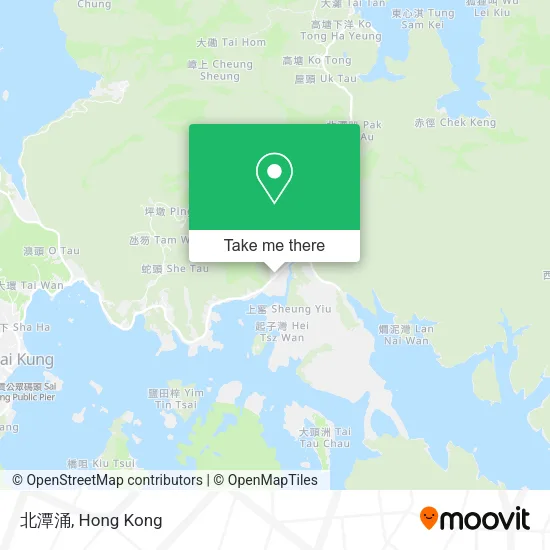 北潭涌地圖