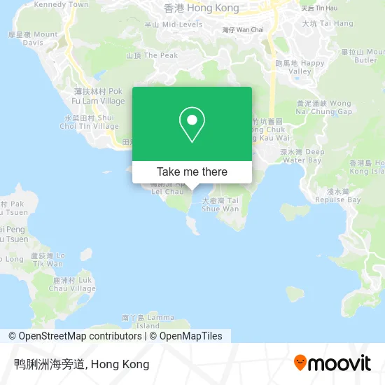 鸭脷洲海旁道 map