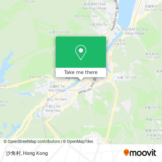 沙角村 map