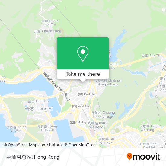 葵涌村总站 map