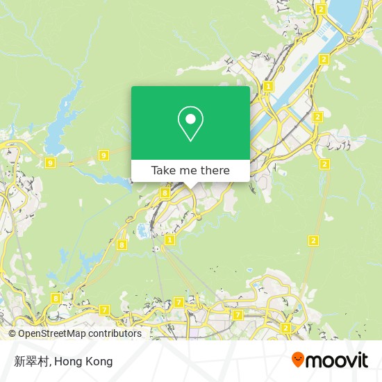 新翠村 map
