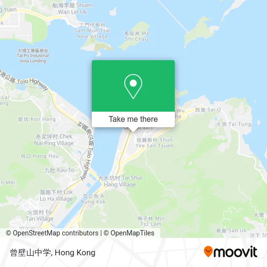 曾壁山中学 map