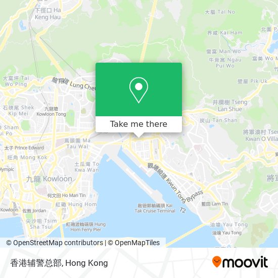 香港辅警总部 map