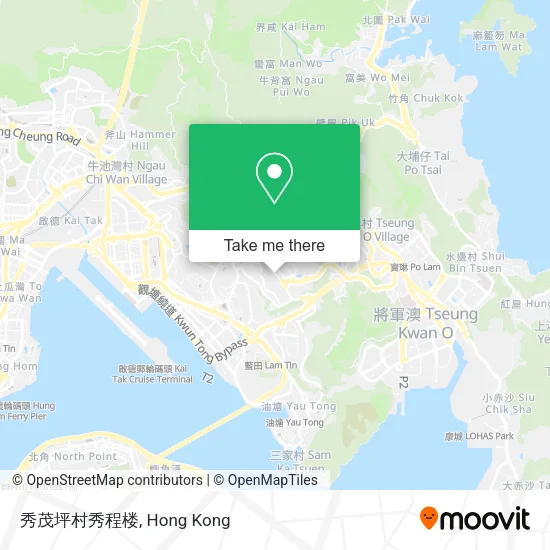 秀茂坪村秀程楼地圖