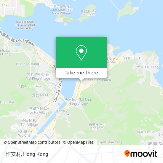 恒安村 map