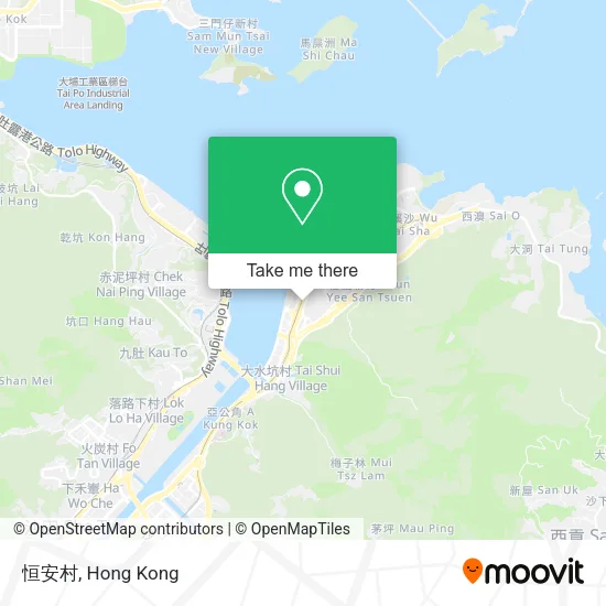 恒安村 map