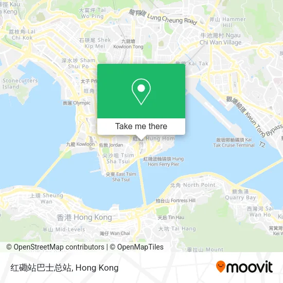 红磡站巴士总站 map