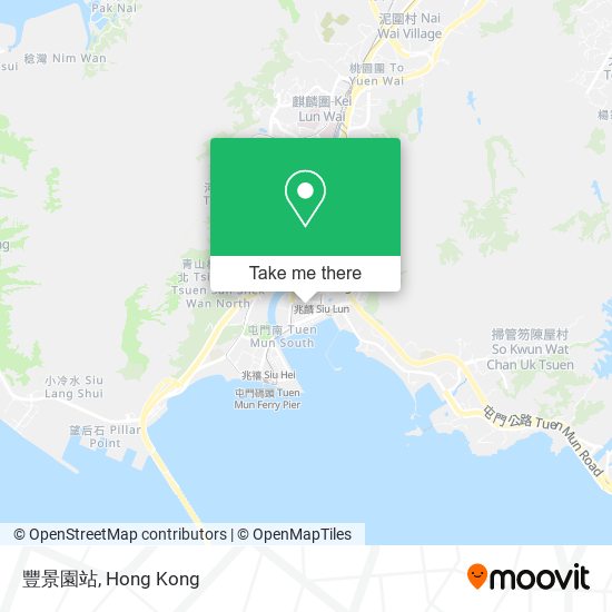 豐景園站地圖