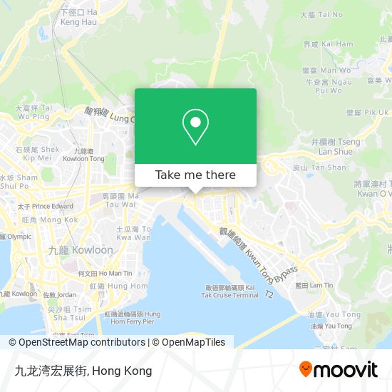 九龙湾宏展街 map
