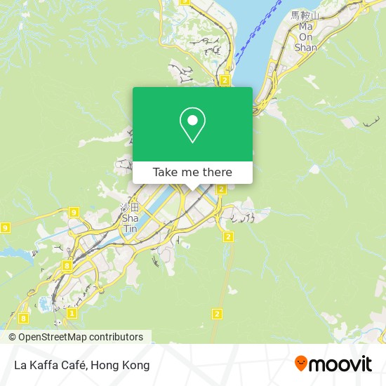 La Kaffa Café map