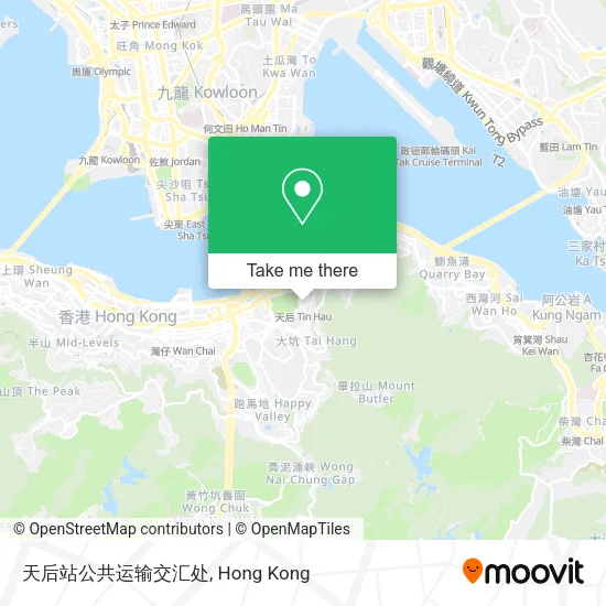 天后站公共运输交汇处 map