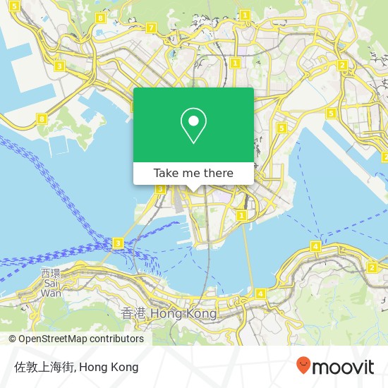佐敦上海街 map