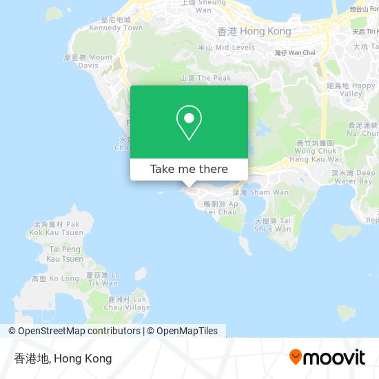 香港地 map