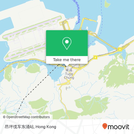 昂坪缆车东涌站 map