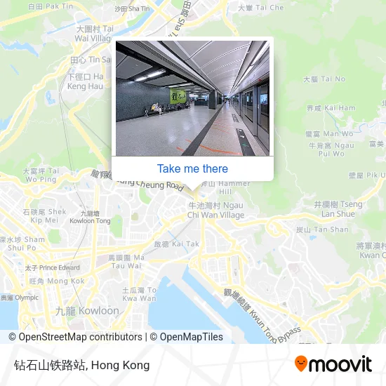 钻石山铁路站 map