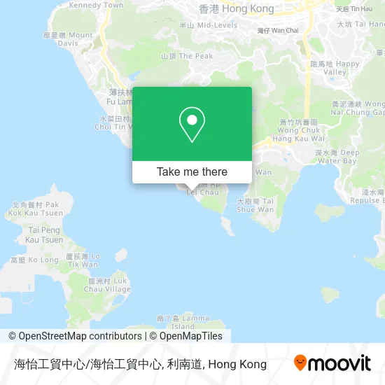 海怡工貿中心/海怡工貿中心, 利南道地圖