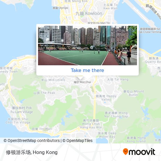 修顿游乐场地圖