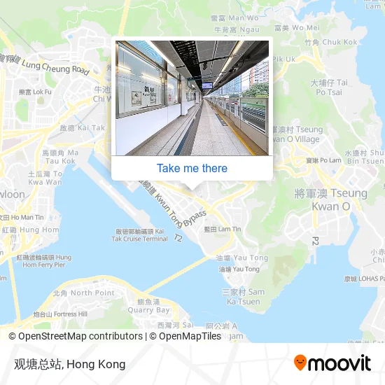 观塘总站 map