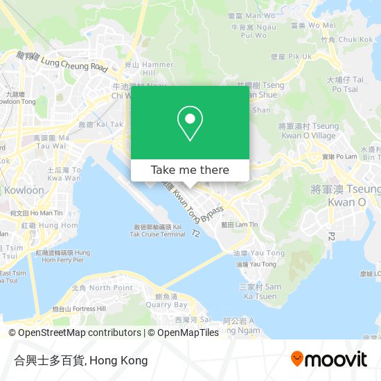 合興士多百貨 map