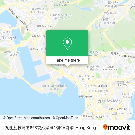 九龍荔枝角道863號泓景匯1樓9A號舖 map