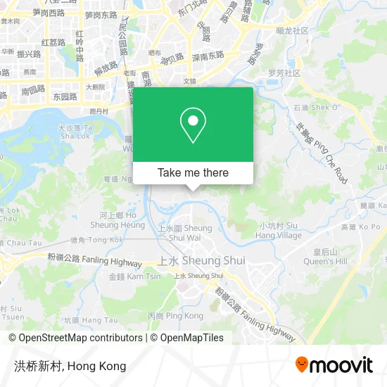 洪桥新村 map