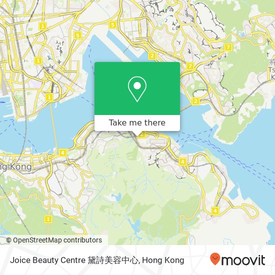 Joice Beauty Centre 黛詩美容中心 map