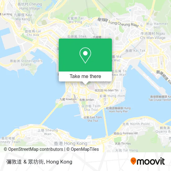 彌敦道 & 眾坊街 map