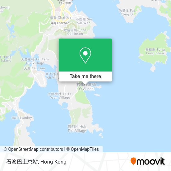 石澳巴士总站地圖