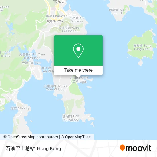 石澳巴士总站地圖
