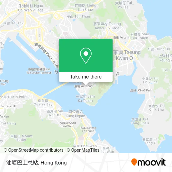 油塘巴士总站地圖