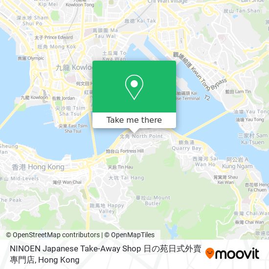 NINOEN Japanese Take-Away Shop 日の苑日式外賣專門店 map
