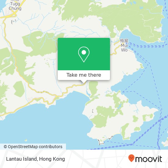 Lantau Island地圖