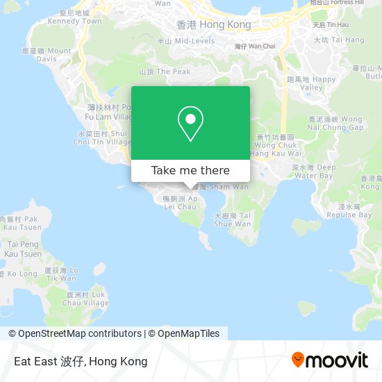 Eat East 波仔 map
