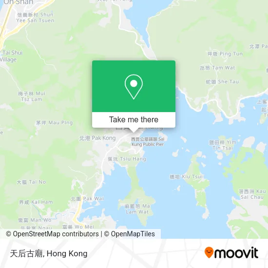 天后古廟地圖