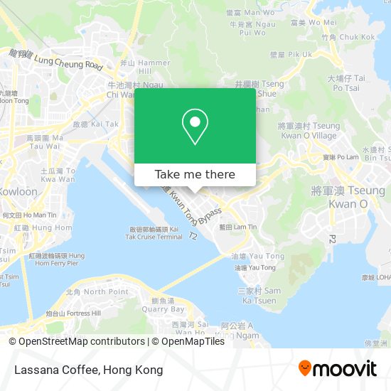 Lassana Coffee map
