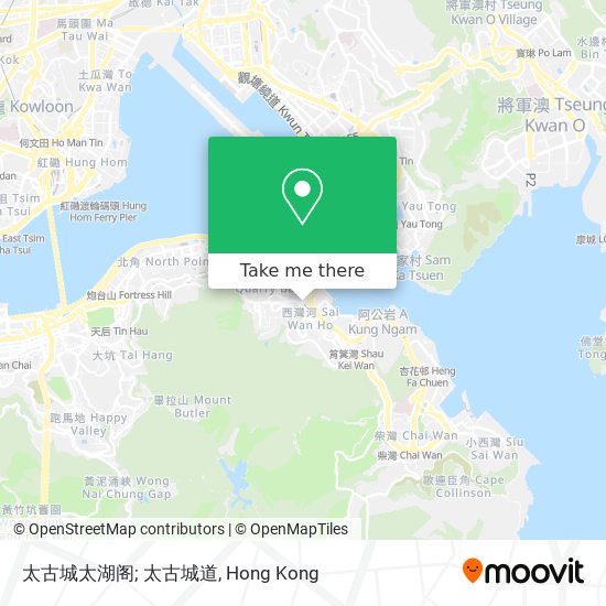 太古城太湖阁; 太古城道 map